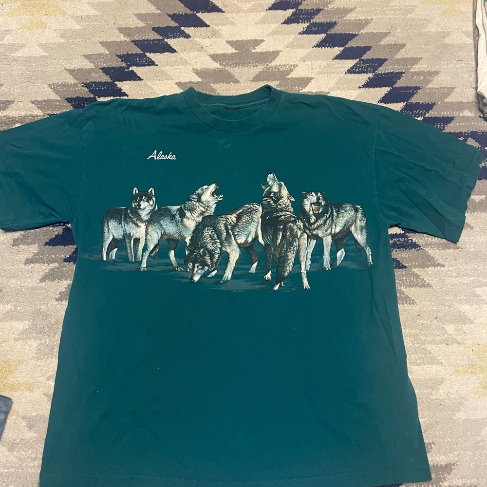 Vintage Wolf Pack T Shirt Mens XL